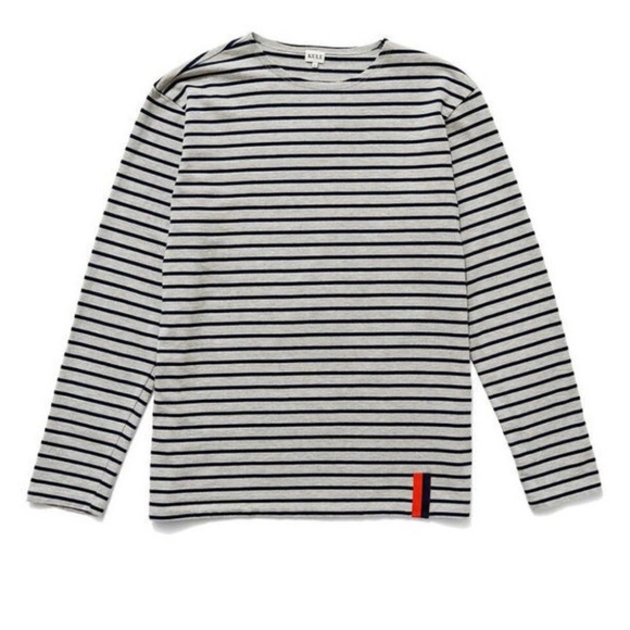 KULE Gray Striped Long Sleeve Size Small - Picture 1 of 5